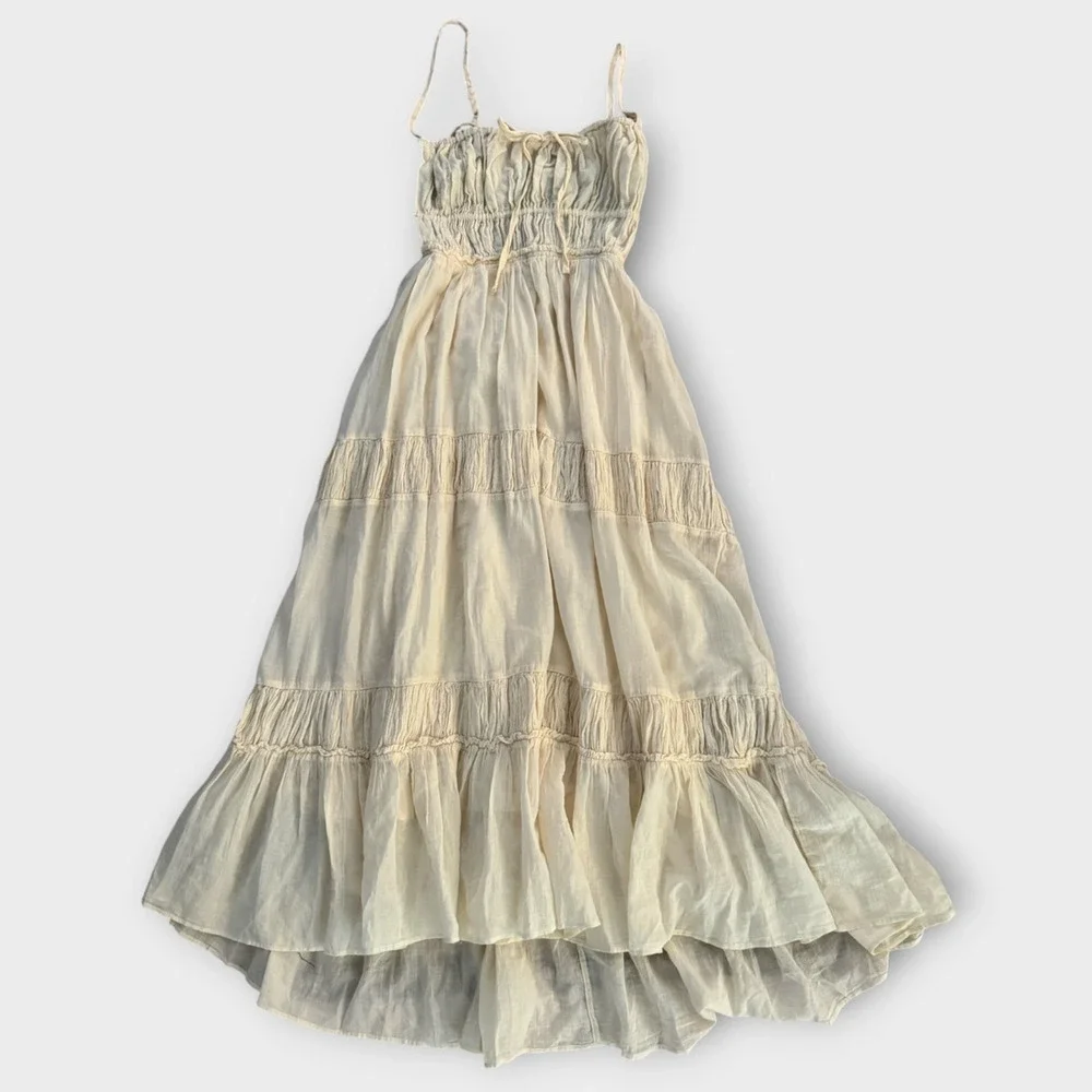 NEW Free People Taking Sides Maxi Dress Size Medium - Picture 10 of 11
